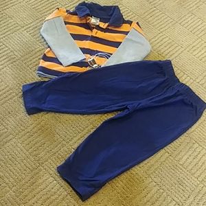 Football 2 pc outfit 18mos